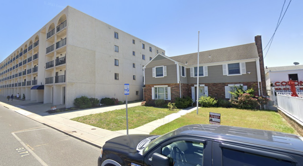 The location of a proposed subdivision at 61 Hiering Avenue, Seaside Heights. (Photo: MLS/Google Earth)